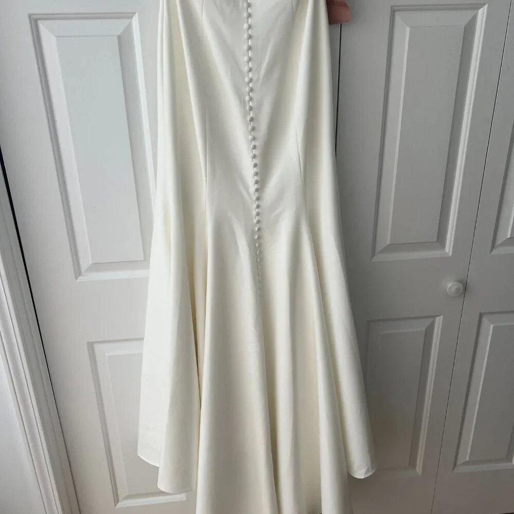 Jenny Yoo Oda Ivory Fit and Flare Bridal Skirt NWT